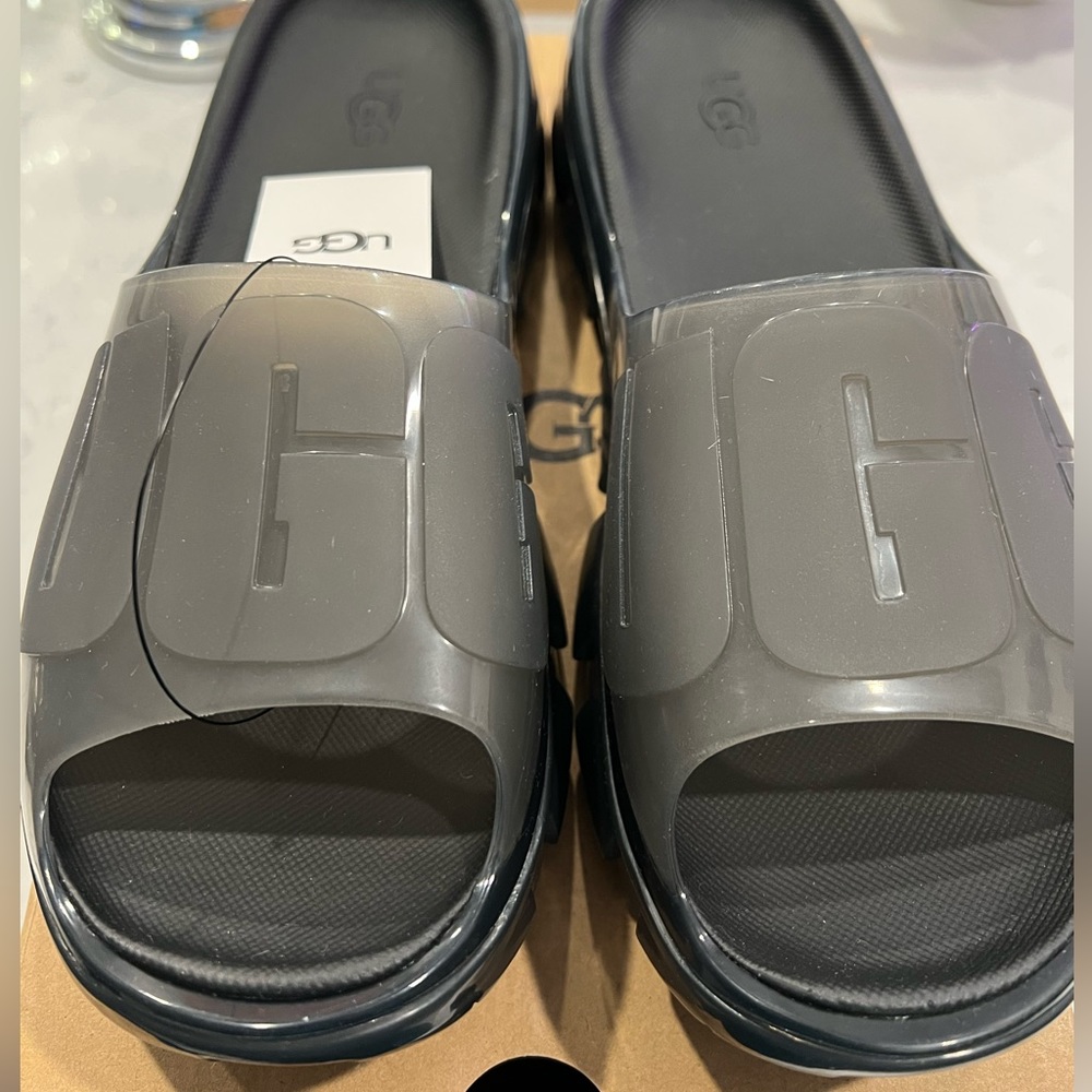 UGG JELLA BLACK SLIDES 🖤🖤🖤 BRAND NEW W TAGS!!!
